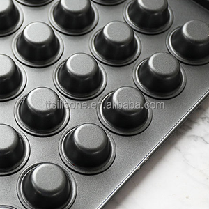 Moule à mini cupcakes antiadhésif à 48 cavités en acier inoxydable, moule à muffins, moule à gâteaux chiffon et gâteaux éponge - Product Image 3