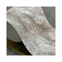 Panneaux de carrelage MCM en pierre de travertin souple Flexible direct d'usine bon prix 20*30mm pour les accents de mur extérieur/intérieur