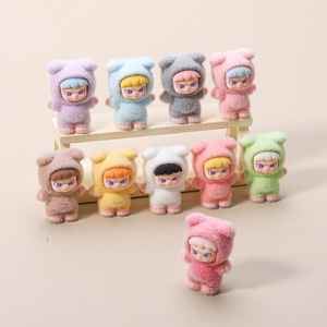 ตุ๊กตาเรซิ่นรูปกระต่ายหูใหญ่ น่ารัก สไตล์การ์ตูน หน้าโกรธ ของตกแต่ง DIY แบบสุ่ม  สำหรับตกแต่งรถยนต์ - Product Image 4