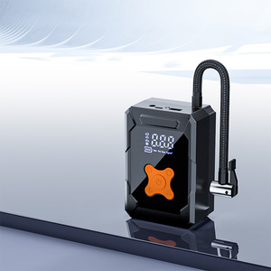 Gonfleur d'<span class=keywords><strong>air</strong></span> sans fil portable, <span class=keywords><strong>pompe</strong></span> électrique à affichage numérique pour pneus de vélo et de voiture - Product Image 4