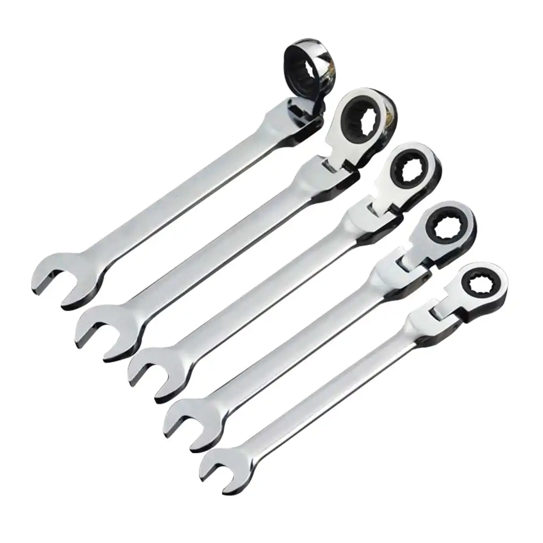6-32 mm Repair Tools Open End Wrenches Flexible Ratchet Wrench Set To Bike Torque Wrench Spanner