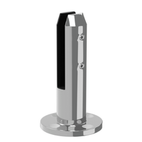 Pieu de sol conique moderne en acier inoxydable, résistant à la rouille, double taille, 8-12 mm, avec deux boulons de verrouillage hexagonaux, pour balcon d'appartement sans cadre