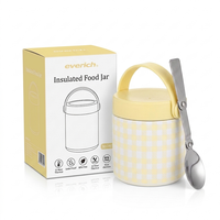 Meilleures ventes : Thermos alimentaire isotherme en acier inoxydable à double paroi pour le stockage des aliments