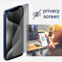 Protection d'écran en verre trempé anti-espion 2.5D 28 degrés anti-huile anti-choc pour iPhone 17 Pro Max, prix usine, compatible iPhone 16 15 14