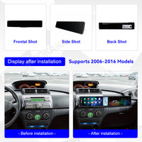 Radio Mobil Multimedia Baoshang Dual 12.3'' Qualcomm Layar Sentuh Android15 untuk Toyota BB/Subaru Dex 2006-2016 Navigasi GPS