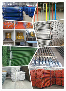 Produits Tendances 2025 Nouveautés Échafaudages Andamios Étais en Acier à Tête Fourche Espagnole Réglables 3m-8m pour Coffrage Béton - Product Image 6