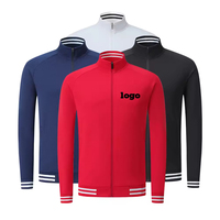 Collection Automne-Hiver 2022 : Survêtements unisexes zippés, coupe courte, en tissu éponge de haute qualité, pour femmes, fabriqués sur mesure par le fabricant.