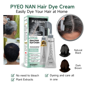Tinte Permanente para el Cabello en Crema con Extracto de Castaño, Coloración Suave, Cuidado del Cabello, <span class=keywords><strong>Sin</strong></span> Amoníaco ni PPD, Color Natural - Product Image 3