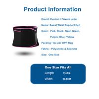 Ceinture de Compression Amincissante Personnalisée pour Gym, Yoga, Course à Pied – Ceinture de Sudation Sportive Tendance pour Brûler les Graisses et Effet Sauna