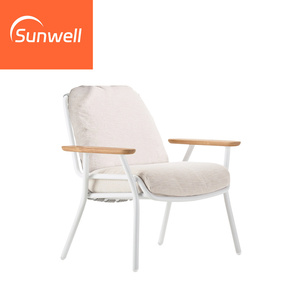 Set Bistro Moderno <span class=keywords><strong>Modena</strong></span> per Esterni, Mobili da Terrazzo in Metallo, Set da <span class=keywords><strong>Giardino</strong></span> in Alluminio con Corda, Sedie Bistro con Pouf Impilabili per Scuola - Product Image 3