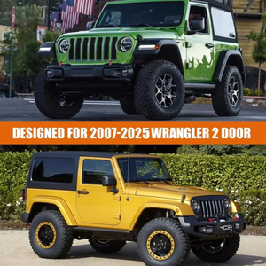 Housse de protection pour <span class=keywords><strong>Jeep</strong></span> <span class=keywords><strong>Wrangler</strong></span> <span class=keywords><strong>2</strong></span> portes 2007-2025, argentée, toutes saisons, avec fermeture éclair, bande coupe-vent pour neige, pluie, poussière, grêle - Product Image 5