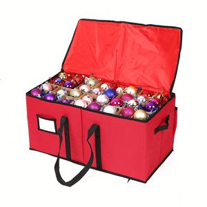 Caja de Almacenamiento para Adornos Navideños Oxford, Contenedor Plegable para Guardar Adornos Navideños - Product Image 6