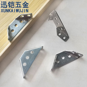 Soporte de Esquina Triangular de Acero Inoxidable Xunkai Wujin con 3 Orificios, Reforzado, para Fijación de Gabinetes a la Pared, Accesorio de Ferretería - Product Image 2