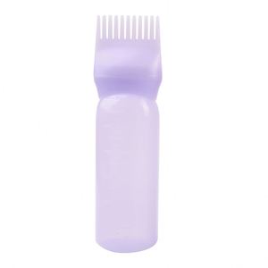 Wholesale 160ml Hair Dyeing <b>Bottle</b> Plastic <b>Squeeze</b> <b>Bottle</b> 2 in 1 Root Hair Color Dye Comb Applicator <b>Bottle</b> - Product Image 3