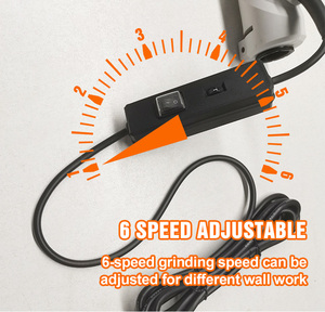 Ponceuse de <span class=keywords><strong>plafond</strong></span> et de mur à long manche <span class=keywords><strong>girafe</strong></span> 3.2m 2.2m meuleuse de béton polisseuse machine à cloisons sèches avec lumière LED sous vide - Product Image 2