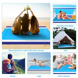 Couverture de pique-nique imperméable et anti-sable, grande et légère, tapis de plage pour la plage, les voyages, le camping, la randonnée, le pique-nique - Product Image 2