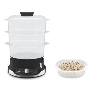 <b>Electric</b> <b>Steamer</b> 800W (9Lt) 3 Containers VC2048 - Product Image 1