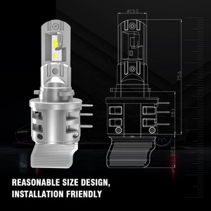 Đèn Pha LED Ô Tô Xe Máy LSK V10PS Thiết Kế Đặc Biệt Bóng Đèn Pha LED CANBUS H15 4000 Lumens - Product Image 6