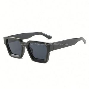 Luxury Sexy Women Stainless Frame CE Certified UV400 Square Fashion <b>Sunglasses</b> Trendy Newest China Custom Logo KROKODIL 7731 - Product Image 6