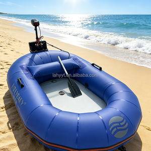 <span class=keywords><strong>Kayak</strong></span> de pêche <span class=keywords><strong>gonflable</strong></span> Hailebao pour aventures en plein air, bateau en PVC durable avec structure robuste pour la dérive et l'exploration aquatique - Product Image 5