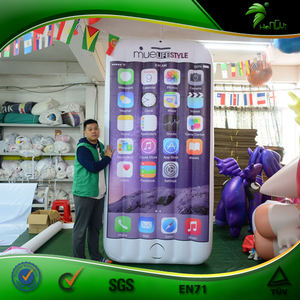 Teléfono Móvil inflable sellado de PVC, modelo gigante para publicidad de Apple - Product Image 6