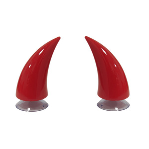 Motorax Motorcycle Helmet <b>Devil</b> <b>Horns</b> Red Bull <b>Horns</b> Decorative Accessory for Helmet Four Seasons Use - Product Image 3