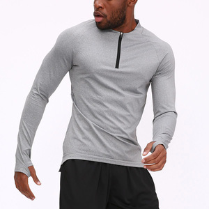 Manufacturer Custom Men's Long Sleeve Compression Shirts Lightweight Breathable Sports <strong>Base</strong> <strong>Layer</strong> Sportswear For Fitness Top For - Product Image 2