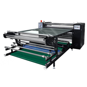 Vente directe usine Nouvelle presse à chaud pneumatique automatique multifonction large rouleau-à-rouleau pour vêtements par transfert à rouleaux - Product Image 3