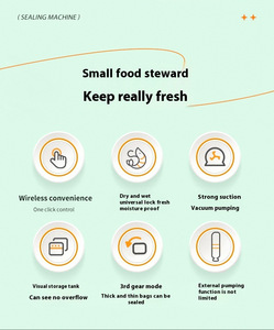 Nouvelle machine d'emballage alimentaire portable sans fil à affichage numérique étanche, entièrement automatique et rechargeable par USB - Product Image 6