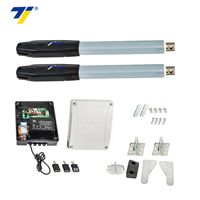 Ouvre-porte automatique robuste 12V DC pour portail battant |   Kit de moteur de portail électrique à double bras linéaire avec télécommande