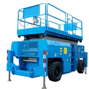 Kubota-plataforma de elevación aérea para hombre, elevador de tijera hidráulica eléctrica, motor diésel de 4 a 18m - Product Image 1