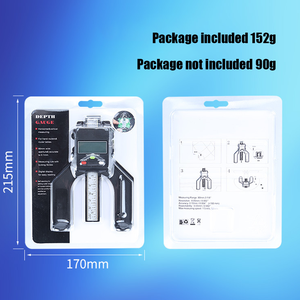 Righello di profondità del Display digitale, misuratore di altezza digitale 0-80mm, misurazione della profondità del foro del calibro di altezza di profondità di precisione - Product Image 6