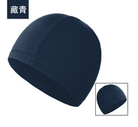 Casquette de cyclisme unisexe en soie glacée, jacquard uni, pour sports de plein air, coupe-vent, respirante, anti-transpiration, sous-casque, bandeau