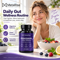 Capsules de Probiotiques et Vitamines OEM à Marque Blanche Live Akkermansia Muciniphila pour le Microbiome Intestinal et la Nutrition Digestive, 30 Comprimés, Durée de Conservation 24 Mois