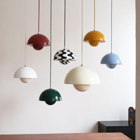 Luminaire suspendu en métal, style nordique moderne, pour salon, chambre à coucher, salle à manger