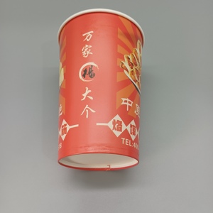 Gobelets en papier kraft jetables pour frites, avec logo personnalisé, pour la restauration rapide, PRIX LE PLUS BAS - Product Image 4