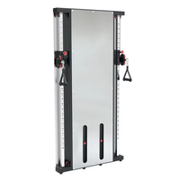 Poulie murale simple/double pour entraînement par câble |   Appareil d'entraînement fonctionnel avec miroir/écran de protection |   Machine de musculation compacte pour la maison et les salles de sport commerciales