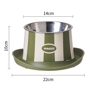 ชามยกสูงสแตนเลสแบบเดี่ยว - ป้องกันการรั่วซึม ป้องกันแมลง ป้องกันการล้ม - Product Image 3