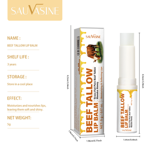 Bálsamo Labial Personalizado de Sebo de Res con Miel, 5g, Hidratante de Uso Diario para Labios Secos y Agrietados - Product Image 4