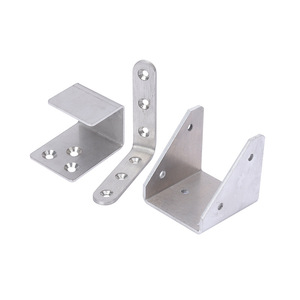 Supports d'étagères flottantes en métal de précision personnalisés, en aluminium et en acier inoxydable, utilisés pour les pièces en plastique, les supports d'étagères murales - Product Image 5