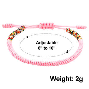 Pulsera de pareja de hilo rojo del <span class=keywords><strong>destino</strong></span> para <span class=keywords><strong>Navidad</strong></span>, aniversario de San Valentín, regalos de cumpleaños, joyería a juego, relaciones - Product Image 4