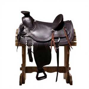 Selle de course anglaise artisanale en cuir véritable BS International NA94, durable et robuste, avec arceau en bois et quincaillerie SUS304 - Product Image 5