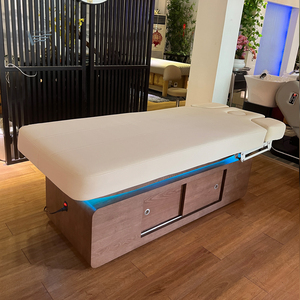 Table de Soin Esthétique Électrique de Luxe à 4 Moteurs avec Matelas Épais et Éclairage – Vente Chaude Usine - Product Image 1