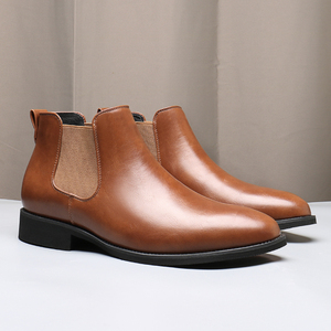 Botas Chelsea de Estilo Británico para Hombre, Nuevas, Impermeables y Antideslizantes para Otoño/Primavera/Verano - Product Image 2