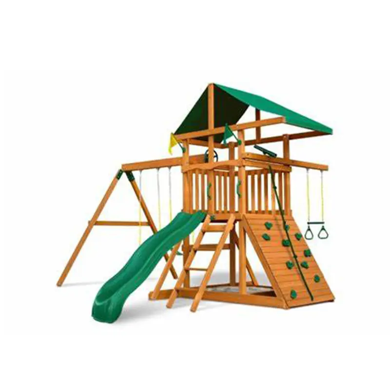 Prix en bois pour arrière-cour Maison de jeu pour enfants aire de jeux extérieure équipement de parc d'attractions petite aire de jeux à vendre