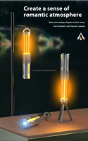 Waterpoof Crochet Trépied Camping Lampe Télescopique Zoom Rechargeable En Alliage D'aluminium Led Torches Lumières Tactique Lampe De Poche