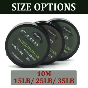 10 M Carpe Ligne <span class=keywords><strong>De</strong></span> Pêche Enduit Crochet Lien 25 35 LB Tresse HookLink Skinlink Semi Rigide Cheveux Plate-Forme Brème Tanche Grossier Pêche - Product Image 6