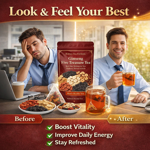 Thé aux cinq trésors au ginseng pour la vitalité et l'énergie masculine, disponible en marque privée OEM et personnalisable - Product Image 1