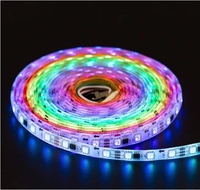 Bande lumineuse LED RGB d'intérieur, plusieurs modes, couleurs vives, haute luminosité, décoration de salon, fête, DV12V 24V
