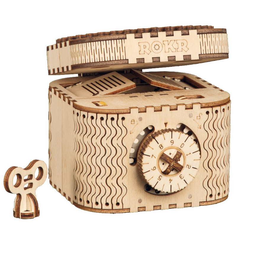 Рождественский подарок «сделай сам» деревянные поделки 3D Набор пазлов головоломки Развивающие детские игрушки